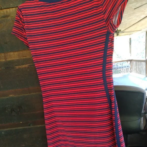 Girls size small teen dress red and blue - Picture 3 of 4